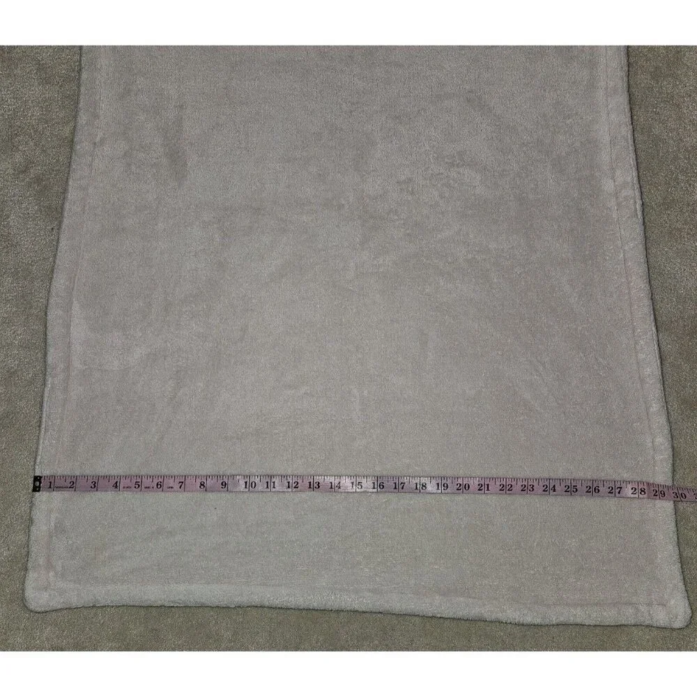 Solid Pale Dusty Pink Thick Fleece Sherpa Baby Blanket SOFT 30x36